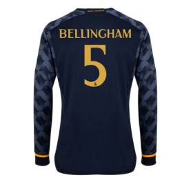 Real Madrid Jude Bellingham #5 Borta Kläder 2023-24 Långärmad